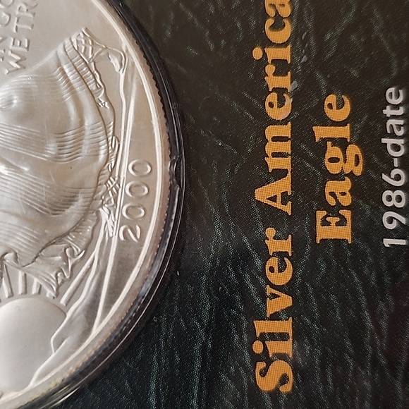 2000 p Silver Dollar Uncirculated NWT - Picture 7 of 8